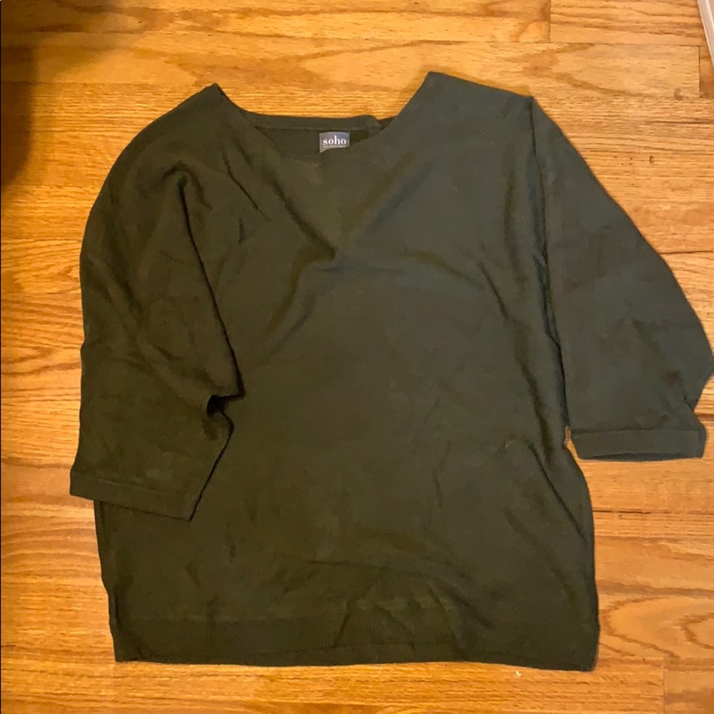 Hunter green sweater
